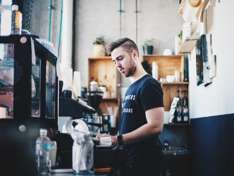 Cashier Counter Cafe Interior