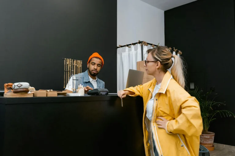Cashier Counter Metal Desk