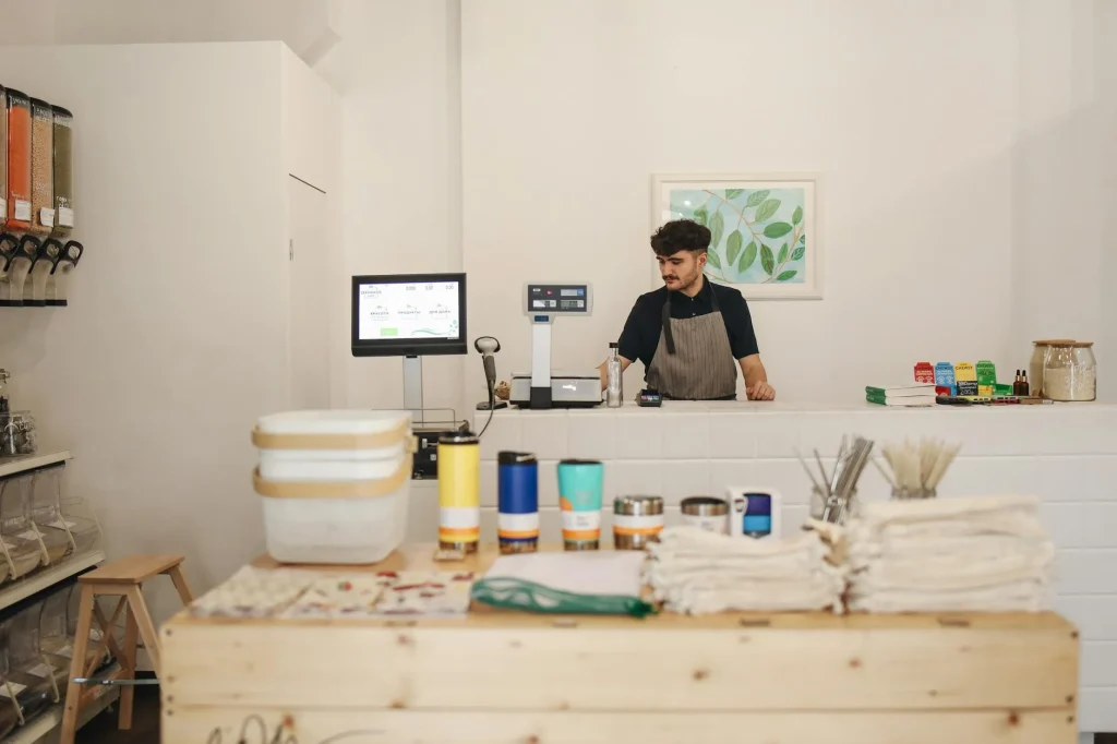 Cashier Counter Retail Store