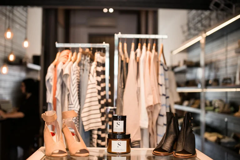 Clothing Rack Boutique Interior