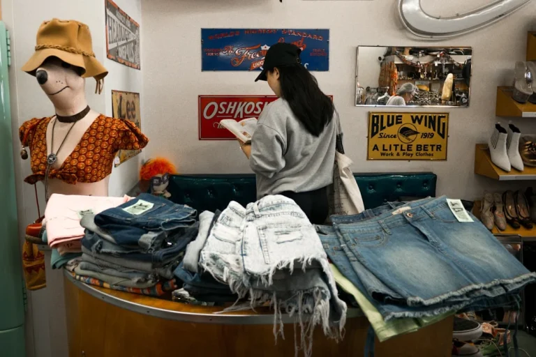 Clothing Store Cashier Counter