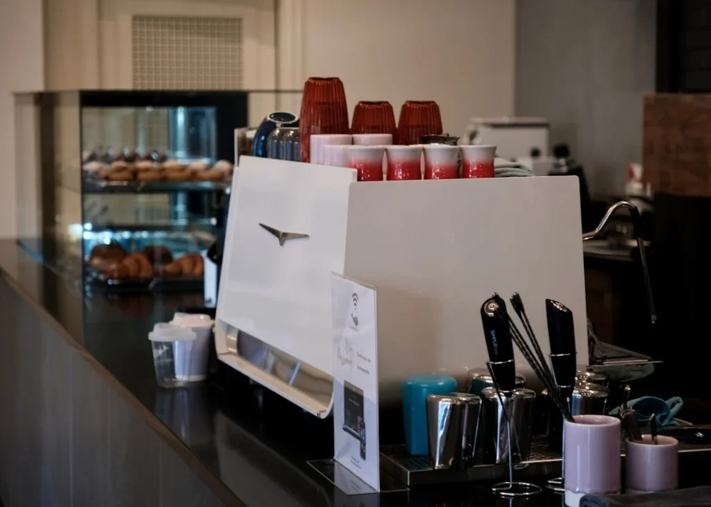 Coffee Shop Interior Cashier Counter