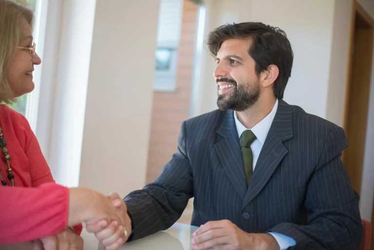 Customer Service Business Handshake