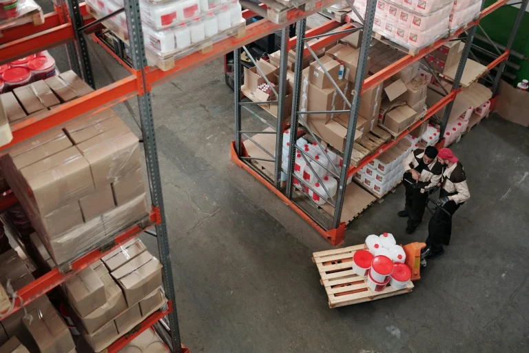 Floor Stand Checkout Counter Pallet Storage