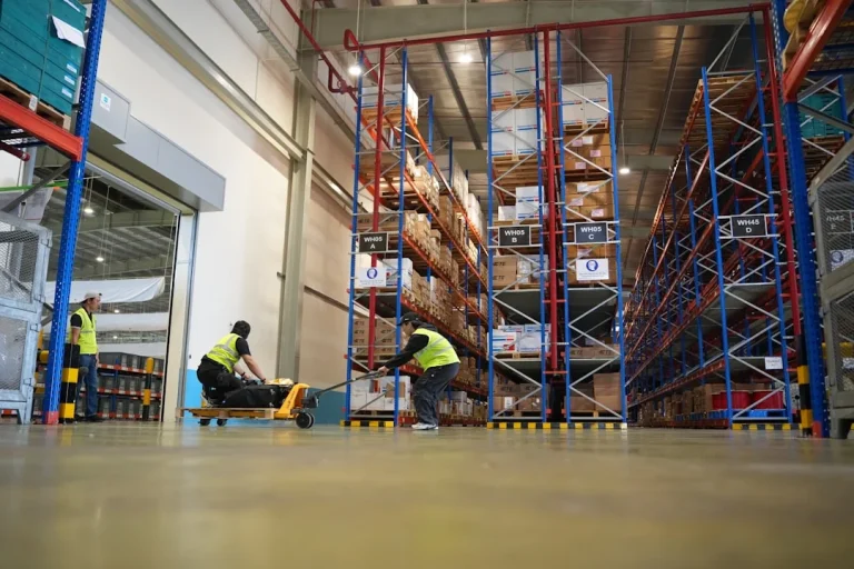 Forklift Warehouse Interior