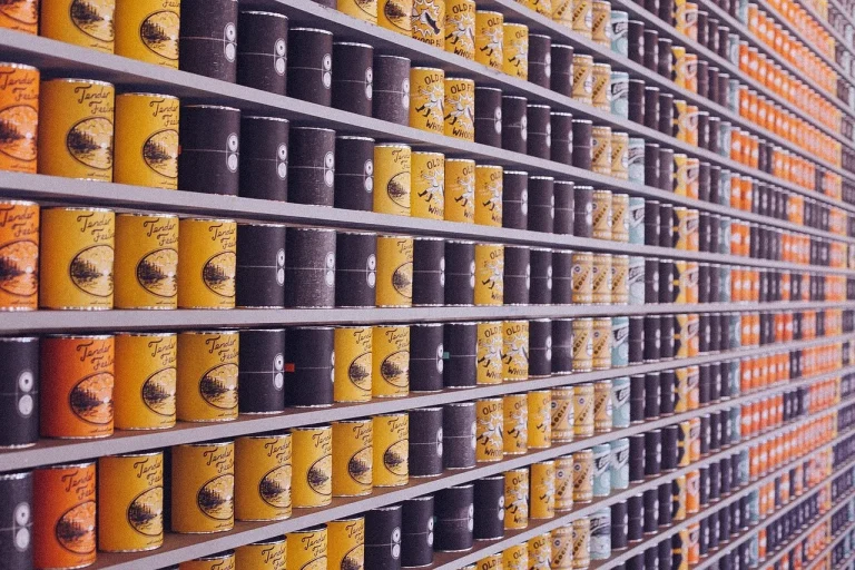 Gondola Rack Grocery Store Aisle