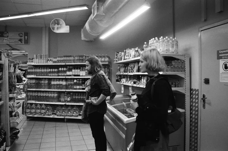 Grocery Aisle Store Interior