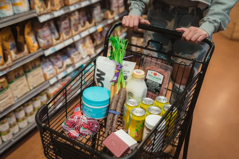 Grocery Store Metal Shelving