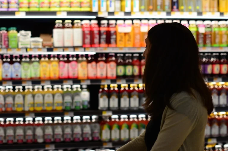 Grocery Store Shopping Aisle