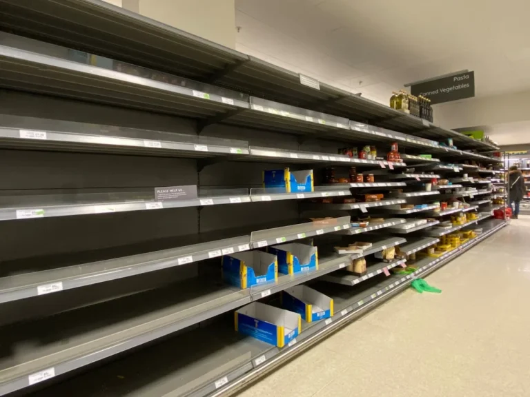 Grocery Store Supermarket Shelf