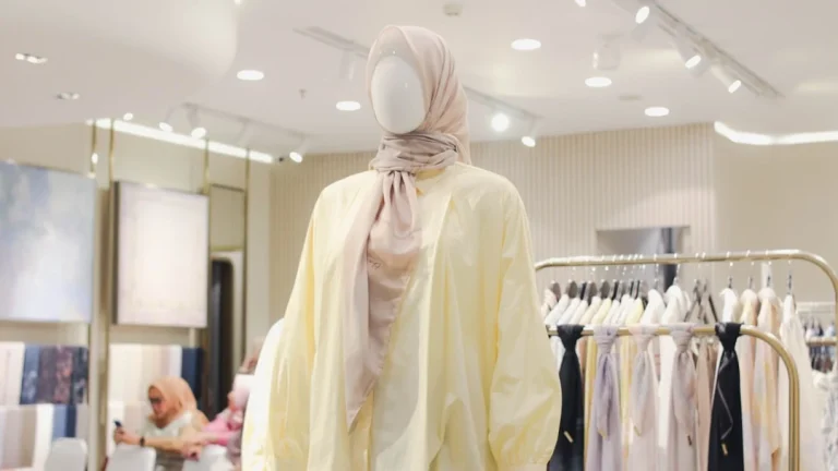 Hijab Display Retail Store