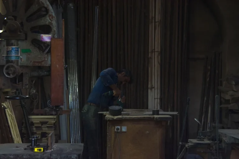 Industrial Desk Metal Wood Furniture