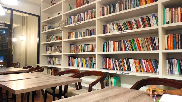 Library Interior Bookshelf Design
