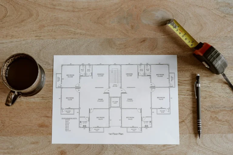 Measuring Tape Floor Plan