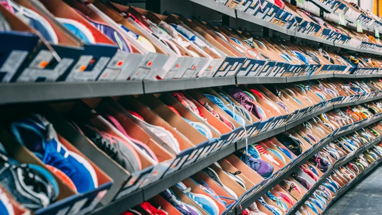 Metal Shelf Retail Store
