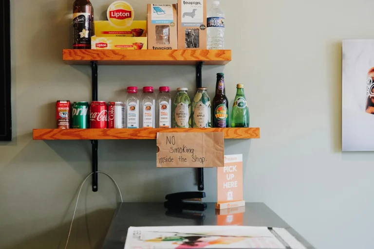 Metal Shelving Retail Display