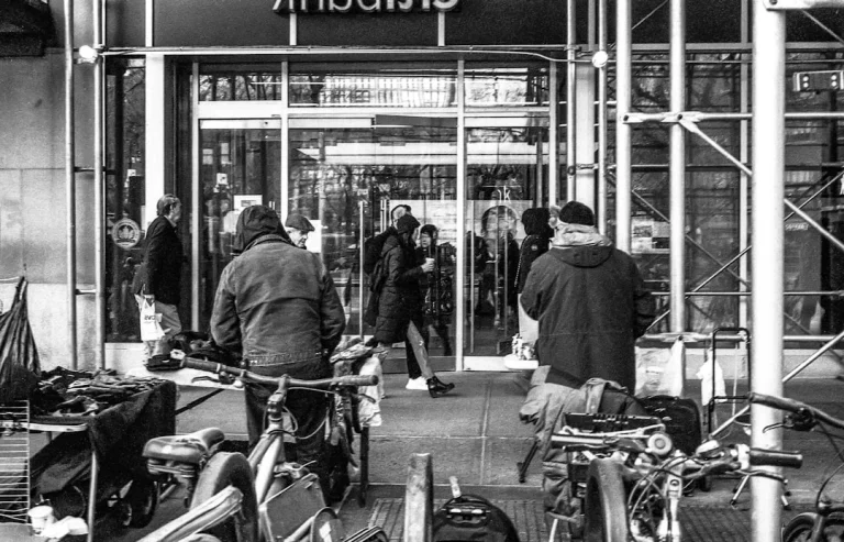 Metal Shelving Retail Store