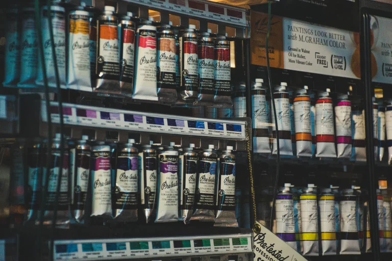 Metal Shelving Store Display