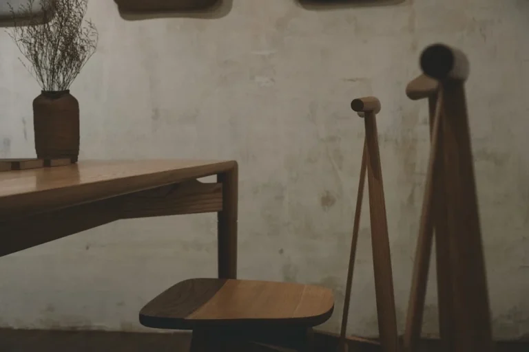 Metal Table Wooden Desk