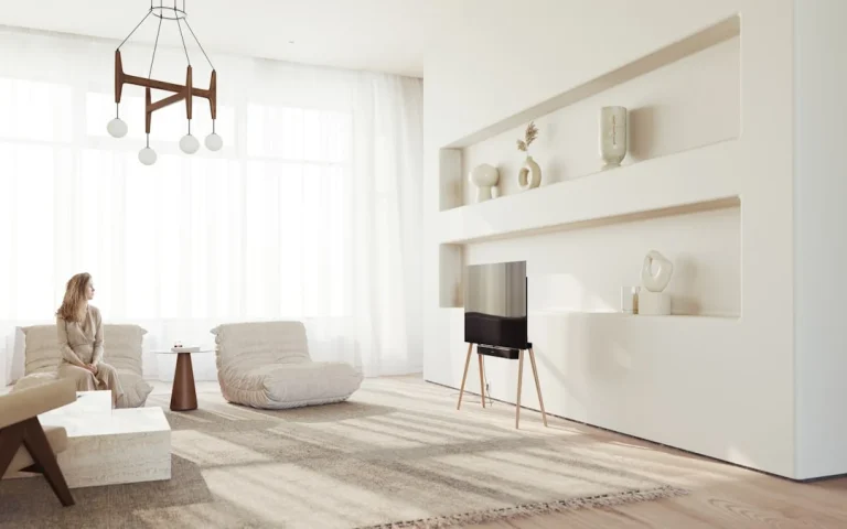 Minimalist Clothing Store Clean Interior