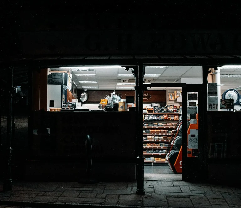 Minimarket Interior Store Display
