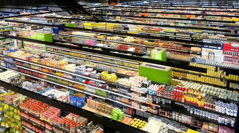 Minimarket Shelves Retail Store