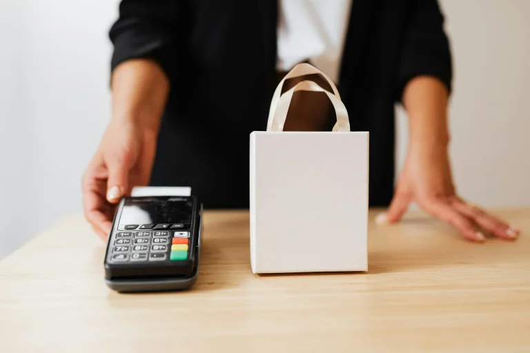 Modern Checkout Counter Black Retail Desk