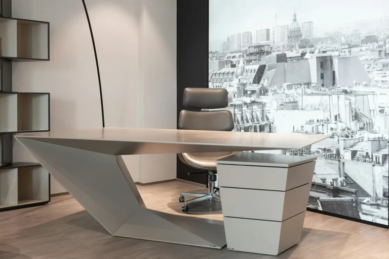 Modern Desk Design Wood Counter