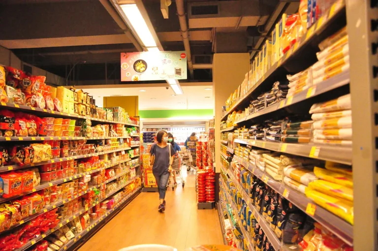 Modern Supermarket Retail Interior