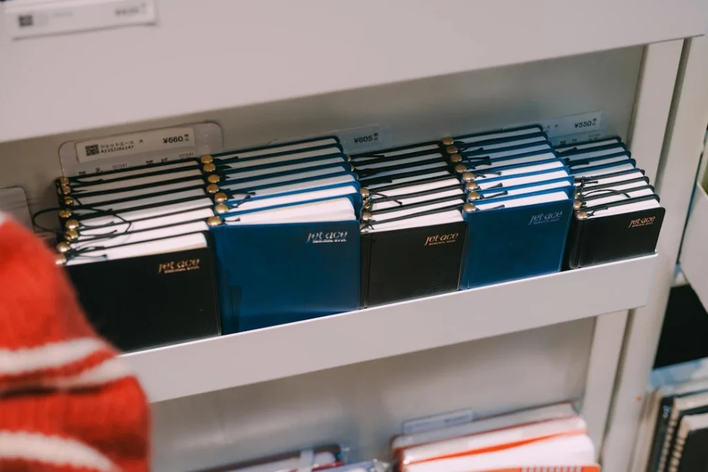 Organized Medicine Pharmacy Shelves