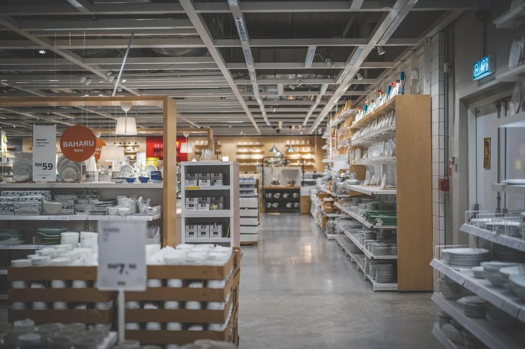 Organized Store Retail Interior Shopping Experience
