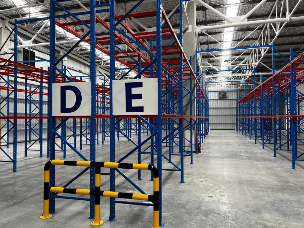 Organized Warehouse Safety Equipment