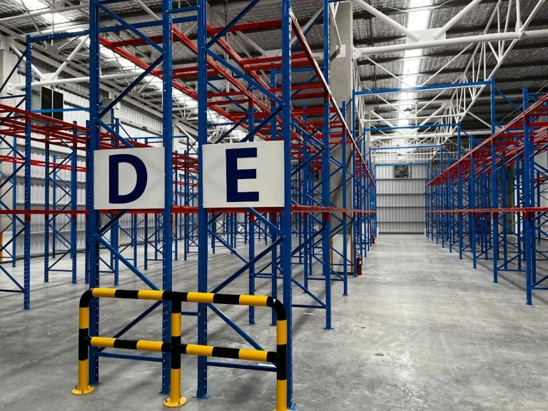 Organized Warehouse Safety Equipment