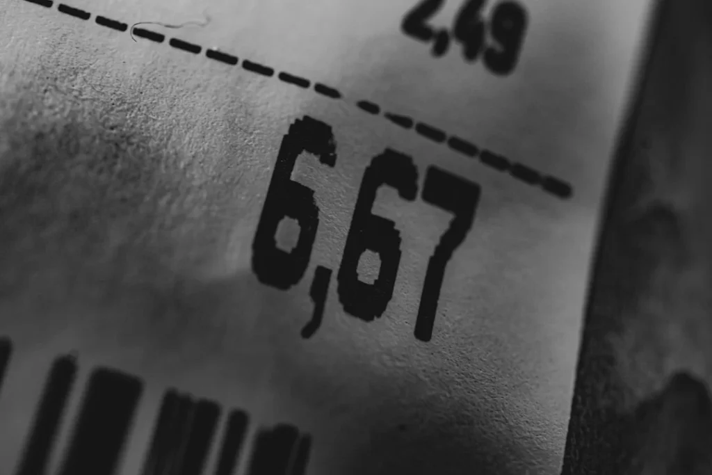 Price Tag Financial Calculation