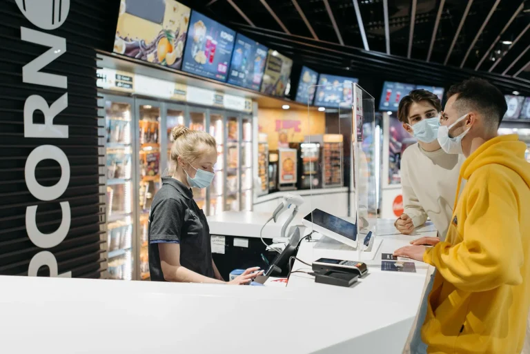 Restaurant Interior Cashier Desk