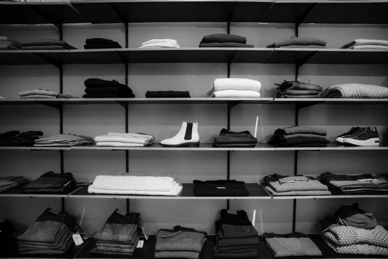 Retail Shelf Minimalist Store