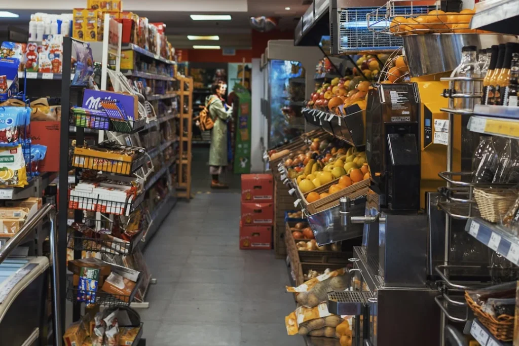 Retail Shelf Supermarket Aisle