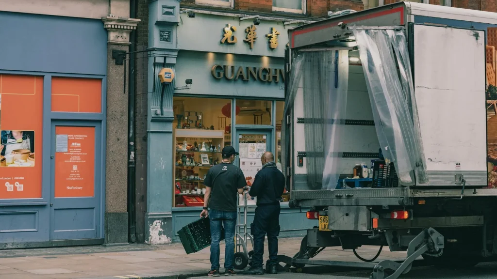 Retail Store Delivery Truck