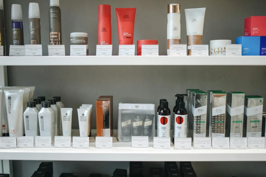 Retail Store Organized Shelves