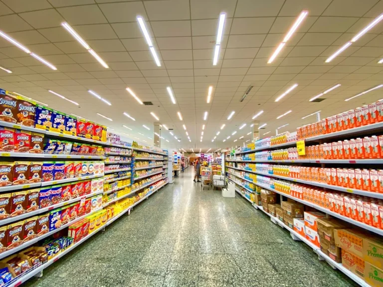 Retail Store Supermarket Shelf Business Interior
