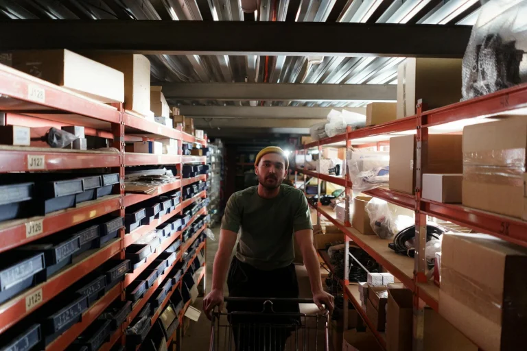 Shopping Aisle Warehouse Storage