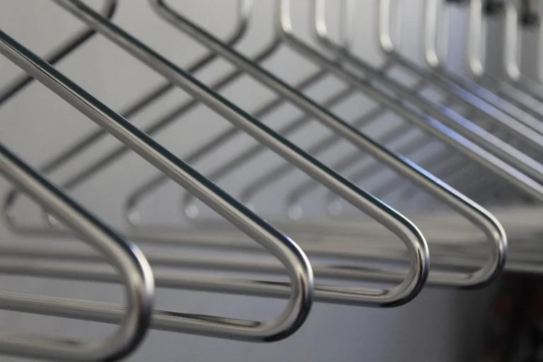 Stainless Steel Rack Wood Shelf