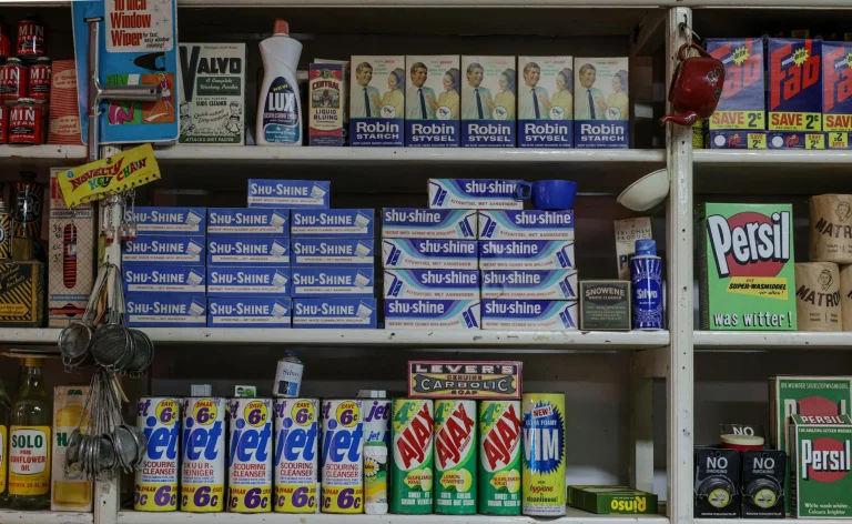 Steel Shelves Grocery Store