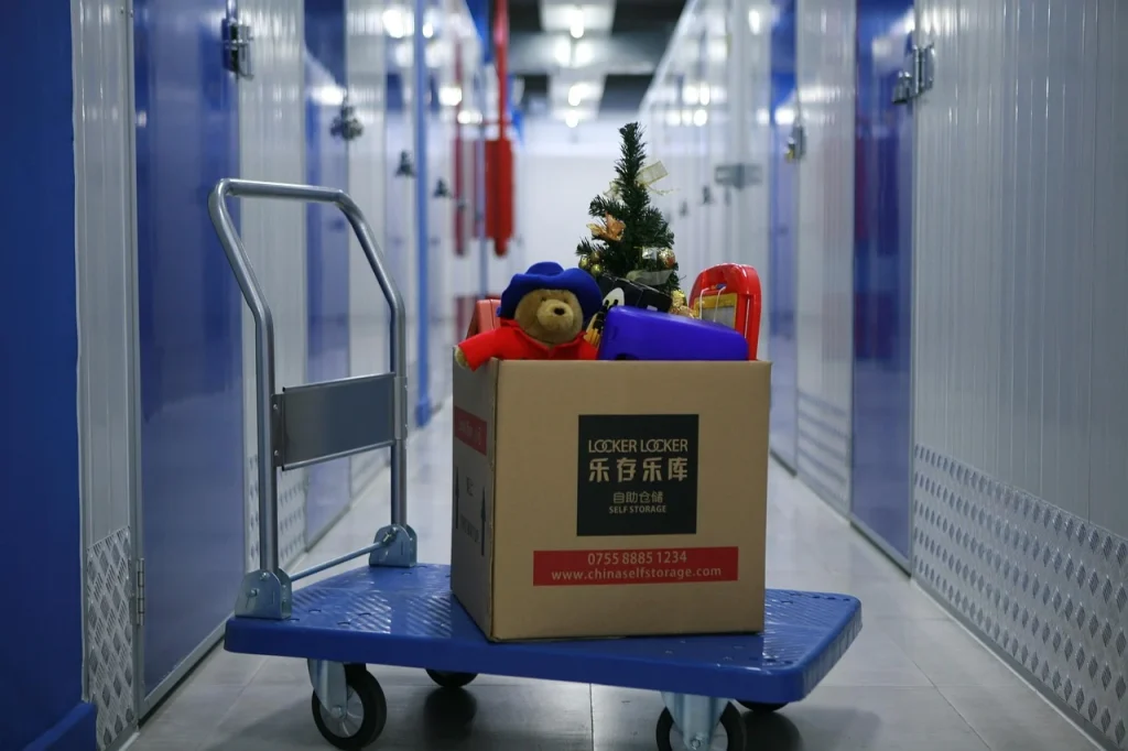 Storage Aisle Warehouse Floor