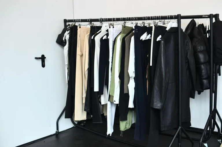 Storage Rack Organized Room