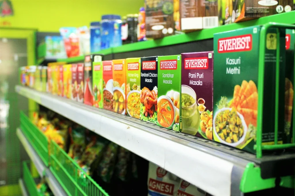 Store Interior Grocery Shopping