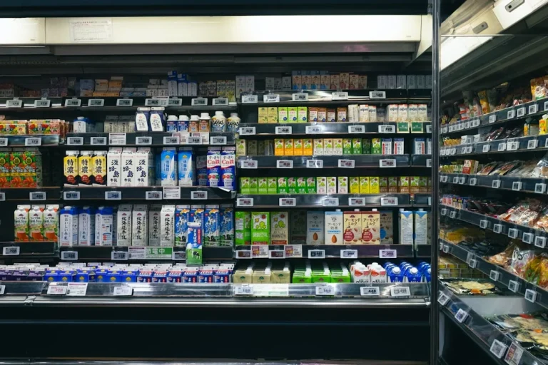 Supermarket Aisle Gondola Rack