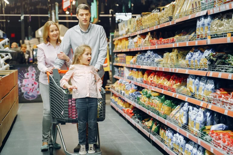 Supermarket Aisles Gondola Rack