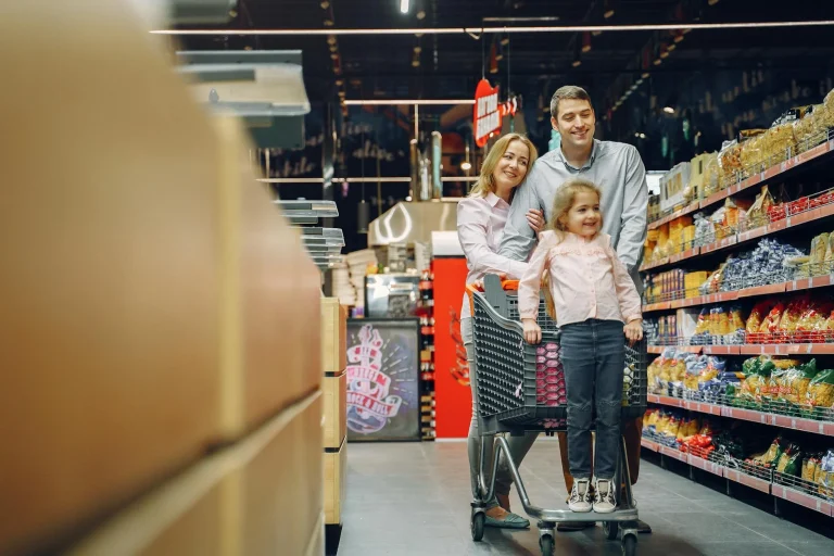 Supermarket Interior Grocery Store