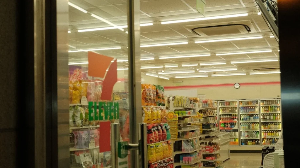 Supermarket Interior Retail Shelving